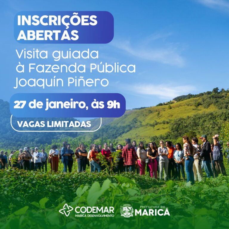 Inscrições abertas para conhecer a Fazenda mais inovadora de Maricá