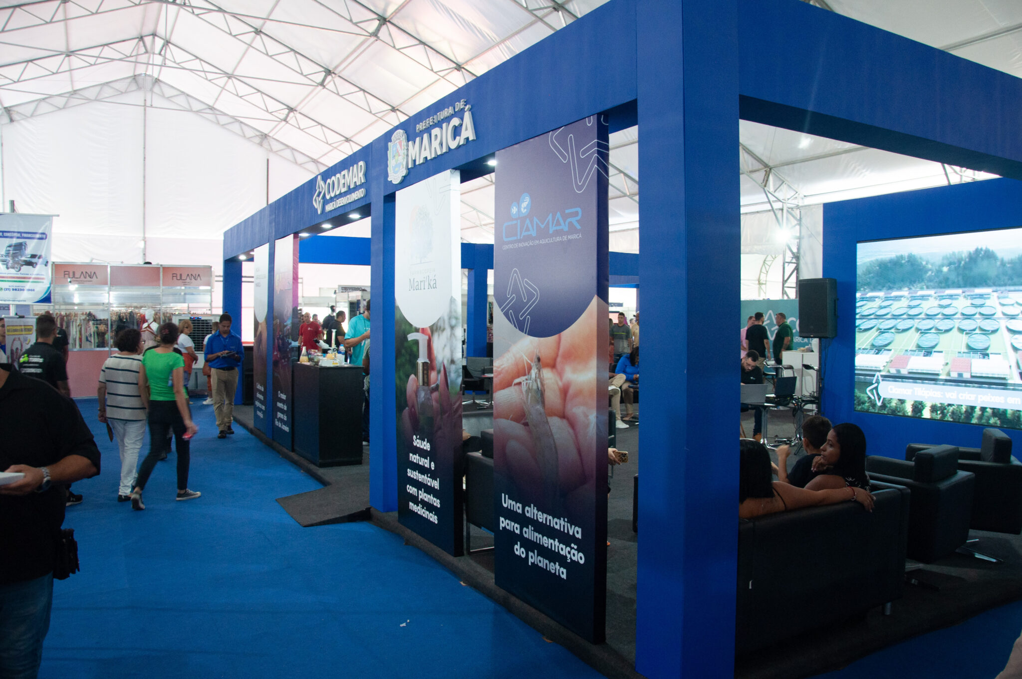 Com painéis e lançamento, estande da Codemar agita Expo Maricá | CODEMAR