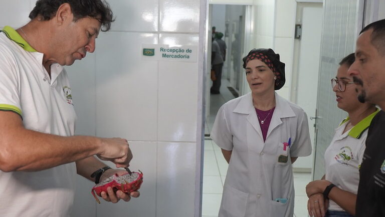 Pitayas do Inova Agroecologia adoçam o paladar no Restaurante Popular Mauro Alemão, em Inoã