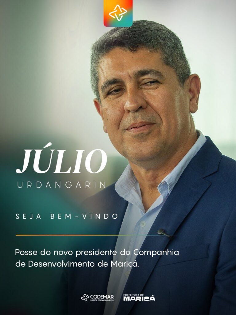 NOVO RUMO PARA O DESENVOLVIMENTO DE MARICÁ: Julio Urdangarin assume a presidência da Codemar
