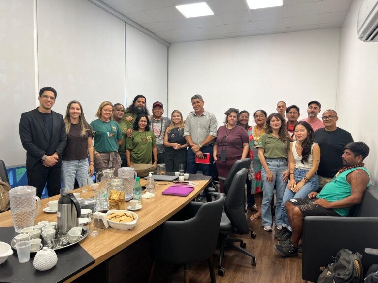 Codemar recebe Funai e lideranças da Aldeia Mata Verde Bonita